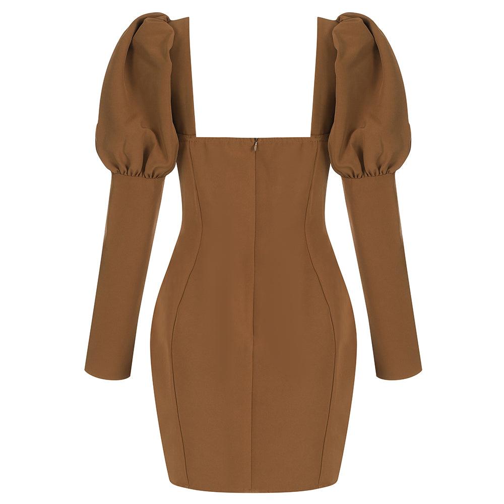 Kisha Sweetheart Neckline Solid Mini Dress