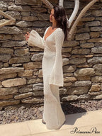 Knit Flare Stylish Long Sleeve Dress