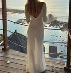Knit Flare Stylish Long Sleeve Dress
