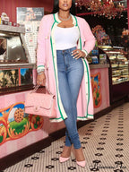 Knitted Bodycon Maxi Cardigan