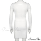 Knitted Sleeves Gown and Women Long Sweater Shoulder Off with Design