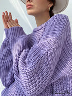 Knitted Solid Graceful Pocket Sweater Cardigan