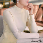Knitted Turtleneck Pullovers Top