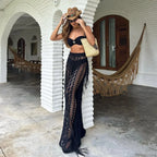 Knot Pants Bandage Three Piece Swimsuit