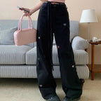 Korean Butterfly Embroidered Pants