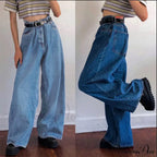 Korean Style Denim Boot Jeans