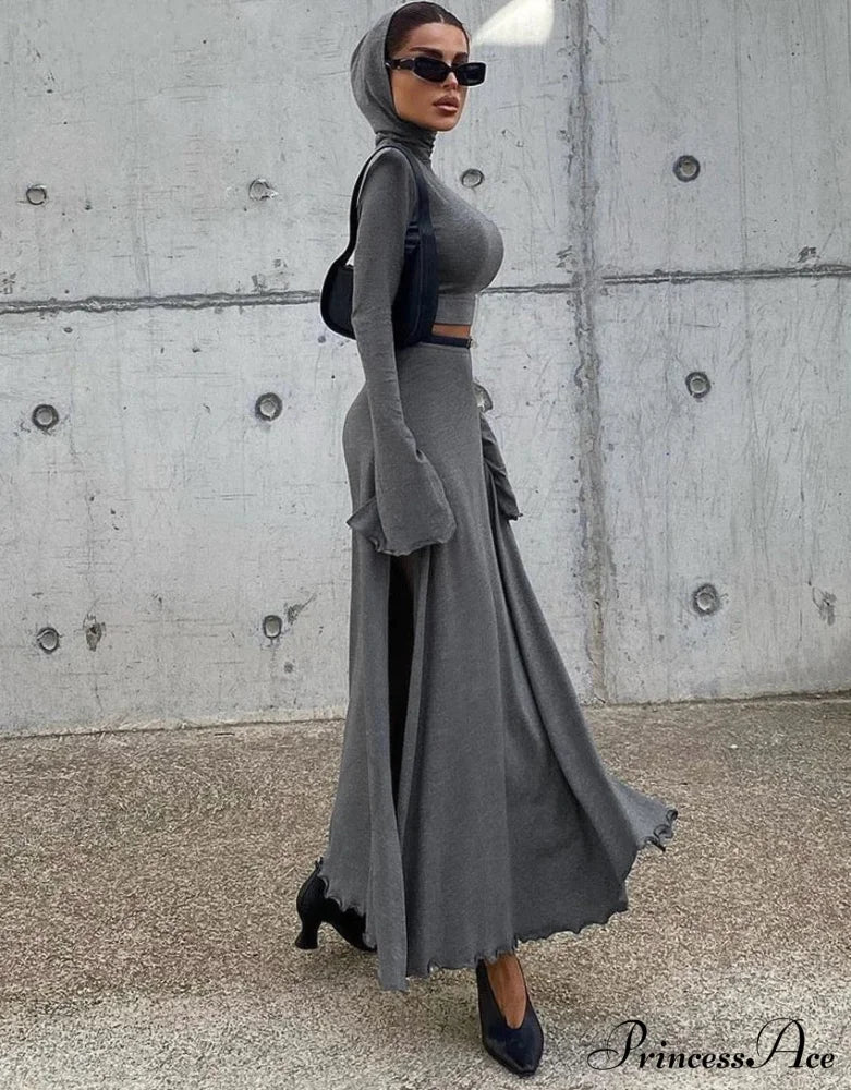 KORI KNITTED Stylish TWO PIECE SET