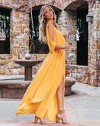 Korrine Cold Shoulder Maxi Dress Marigold