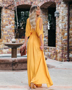 Korrine Cold Shoulder Maxi Dress Marigold