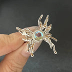 Kpop Dark Geometric Gothic Star Ring