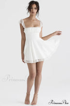 Lace A-Line Stylish Mini Dress