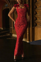 Lace Bow Bodycon Party Dress