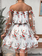 Lace Off-The-Shoulder Dress