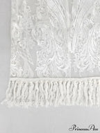 Lace Spaghetti Graceful Strap Irregular Dress