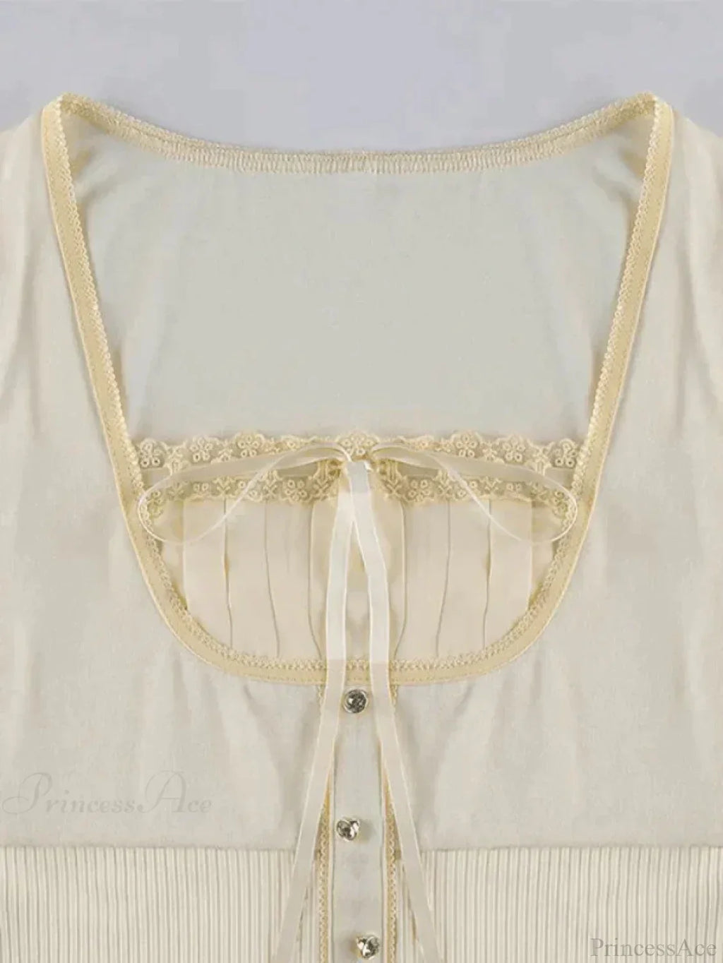 Lace Trim Padded Trendy Ribbed Crop Cami Top