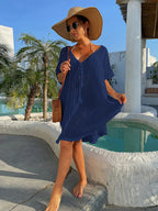 Lace Up Bikini Cover Up