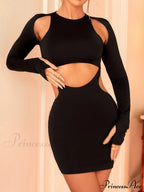Lace Up Front Ruched Modern Mesh Bodycon Cami Dress