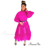 Ladies Long Solid Color Casual Dress