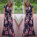 Ladies White Maxi Evening Party Dress