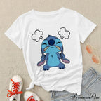 Lady Cute Print T-shirts