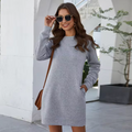 Yamila Elevated Casual Warm Sweater Dress Occasion Wear