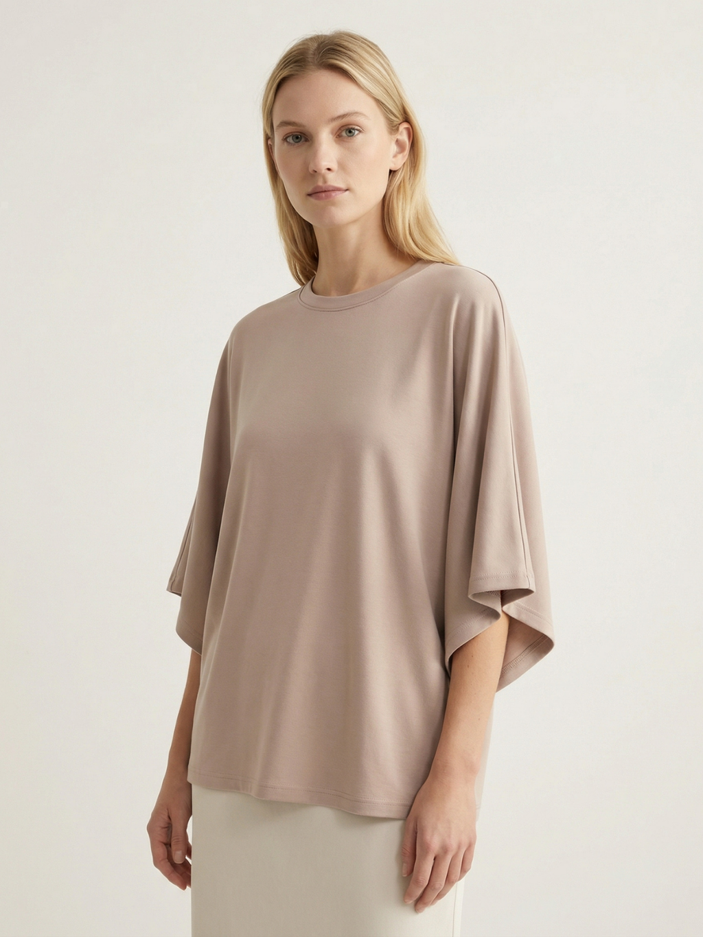 Women Solid Short Sleeve Tee Casual Everyday Top