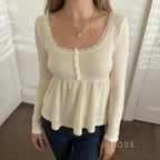 Aaleiya Lace Square Neck Top
