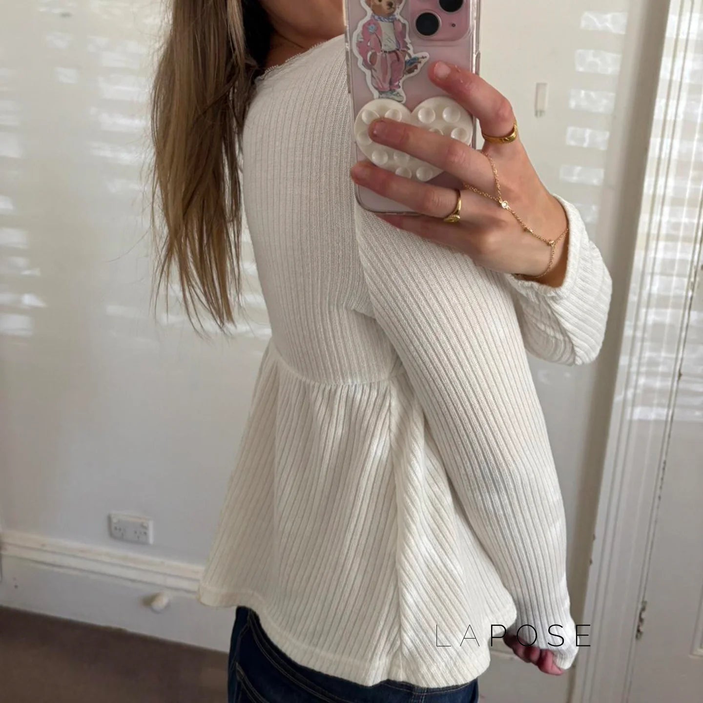 Aaleiya Lace Square Neck Top