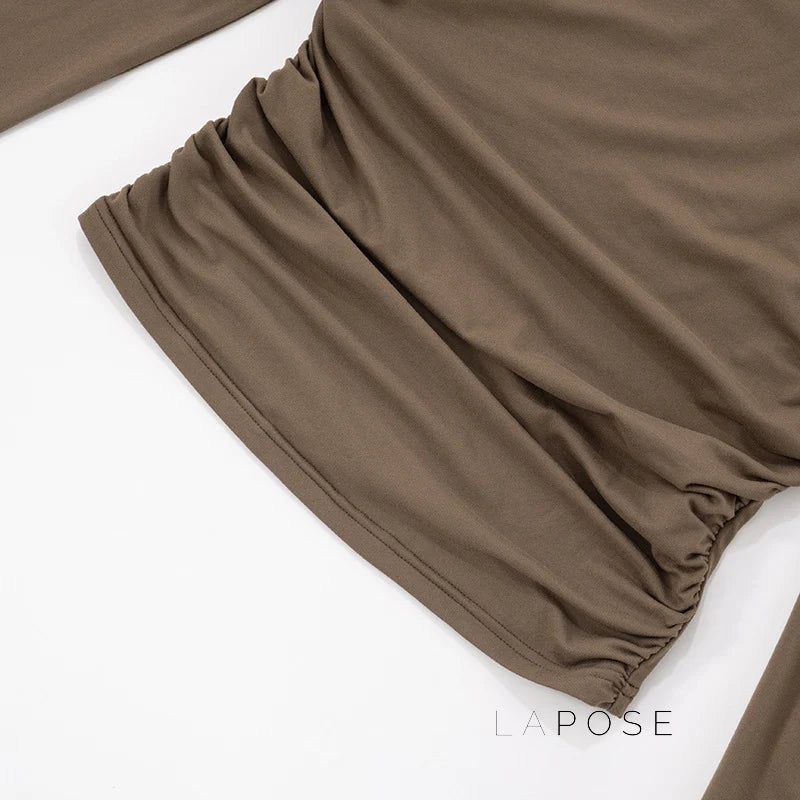 Aamina Long Sleeve Fitted Top