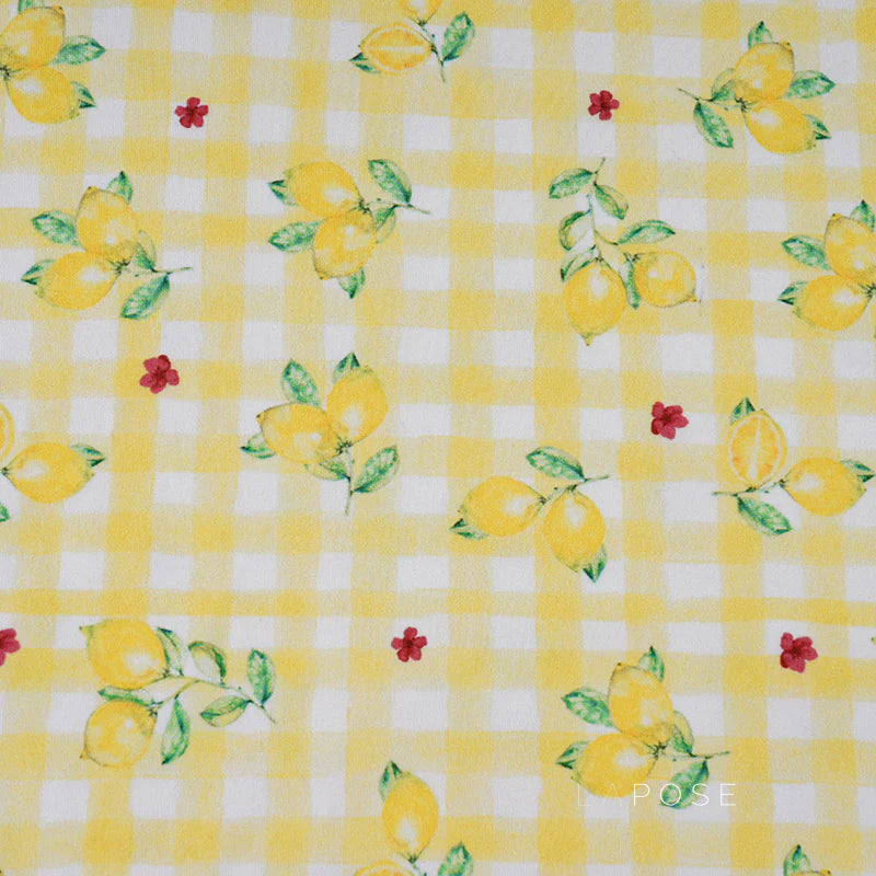 Ada Lemon Floral Maxi Dress