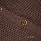 Addilyn Brown Knitted Cardigan