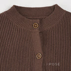Addilyn Brown Knitted Cardigan