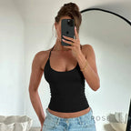 Aditi Halter Backless Crop Top