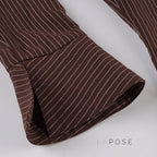 Ailen Striped V-Neck Shirt