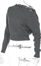 Aisha Knit One Shoulder Top