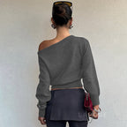 Aisha Knit One Shoulder Top
