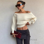 Aisha Knit One Shoulder Top