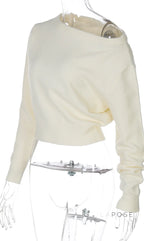 Aisha Knit One Shoulder Top