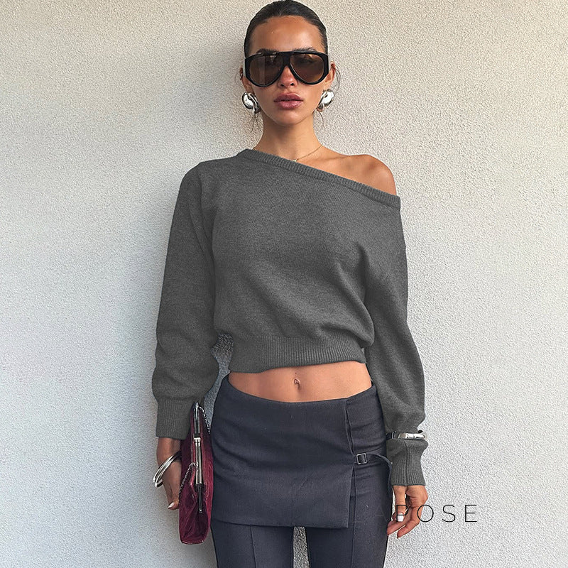 Aisha Knit One Shoulder Top