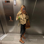 Aixa Belted Lapel Jacket