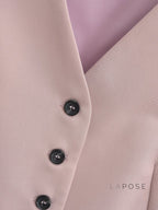 Alaa Button-Up Crop Vest
