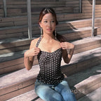 Alaura Polka Dot Halter Top