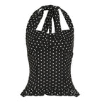 Alaura Polka Dot Halter Top