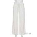 Alba Lace Patchwork Corduroy Pants