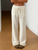 Alba Lace Patchwork Corduroy Pants
