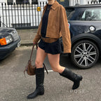 Alesana Retro Patchwork Loose Jacket