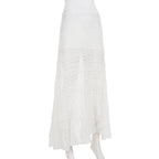 Alianny Eyelet Lace Midi Skirt