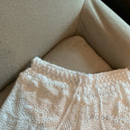 Amya Lace Knit Wide-Leg Pants