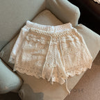 Amya Lace Knit Wide-Leg Pants