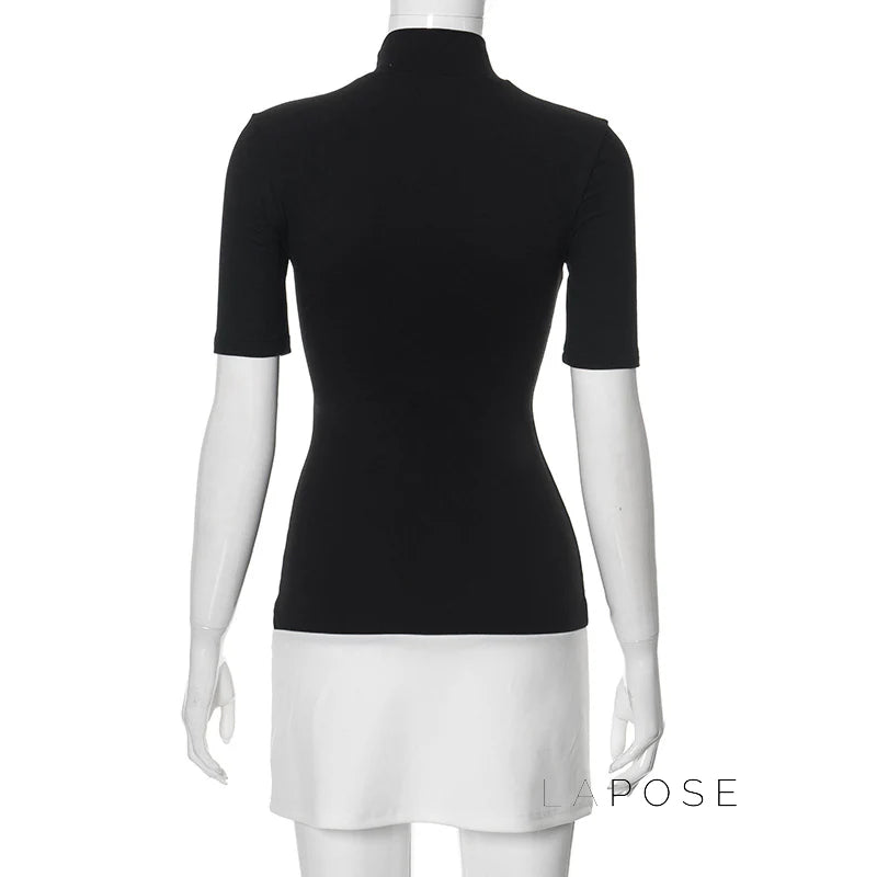 Anabell Contrast Bodycon Mini Dress